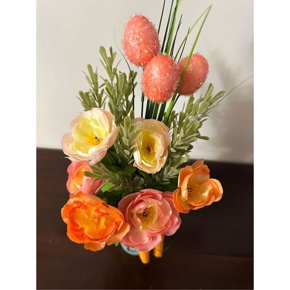 Spring/Easter Faux Floral oranges Flowers 💐 - Picture 7 of 7